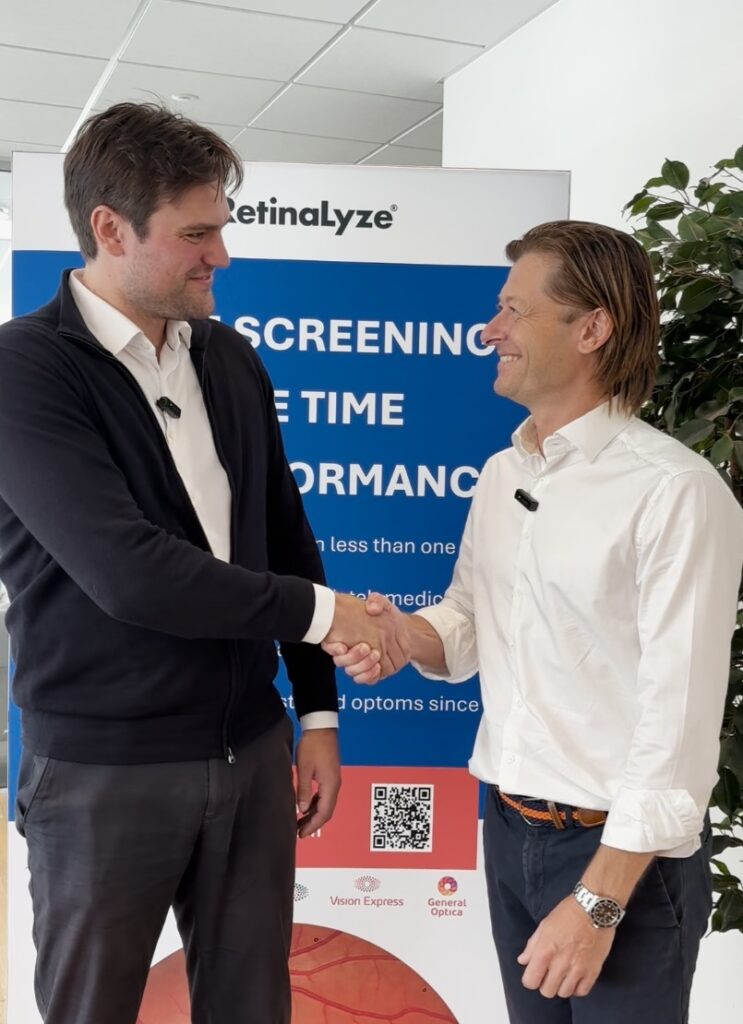 Teddy, CEO RetinaLyze, and Sondre, CEO EYS